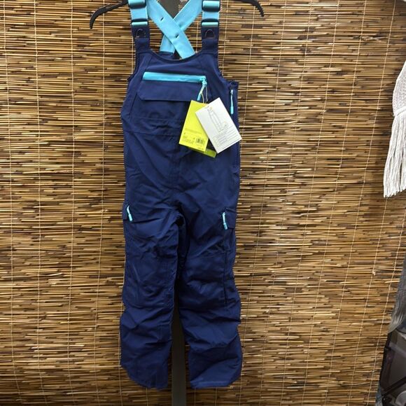Kids' Sport Snow Bib with 3M Thinsulate Insulation - All in Motion Navy S, Blue - Picture 2 of 3